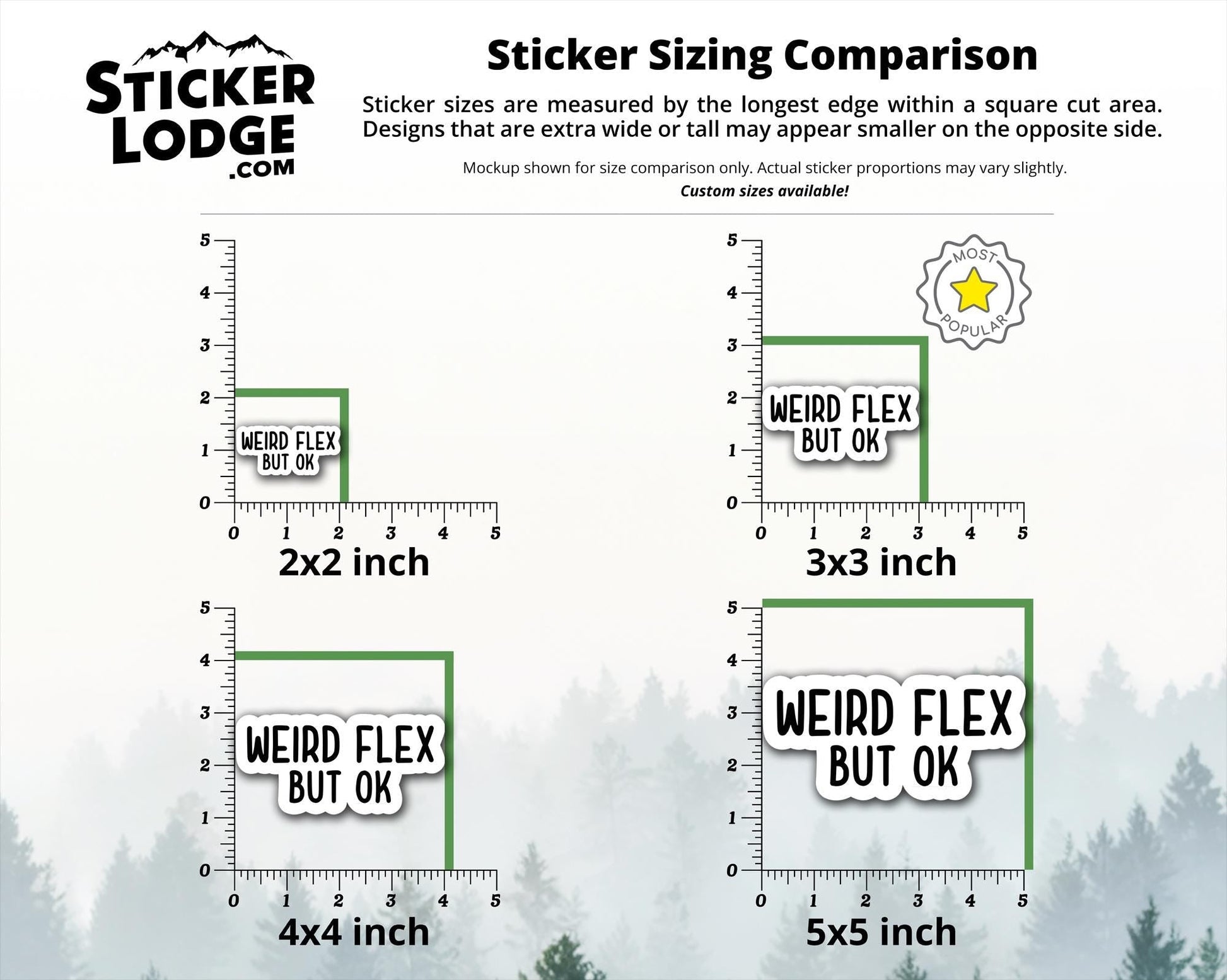 Weird Flex But OK Vinyl Sticker