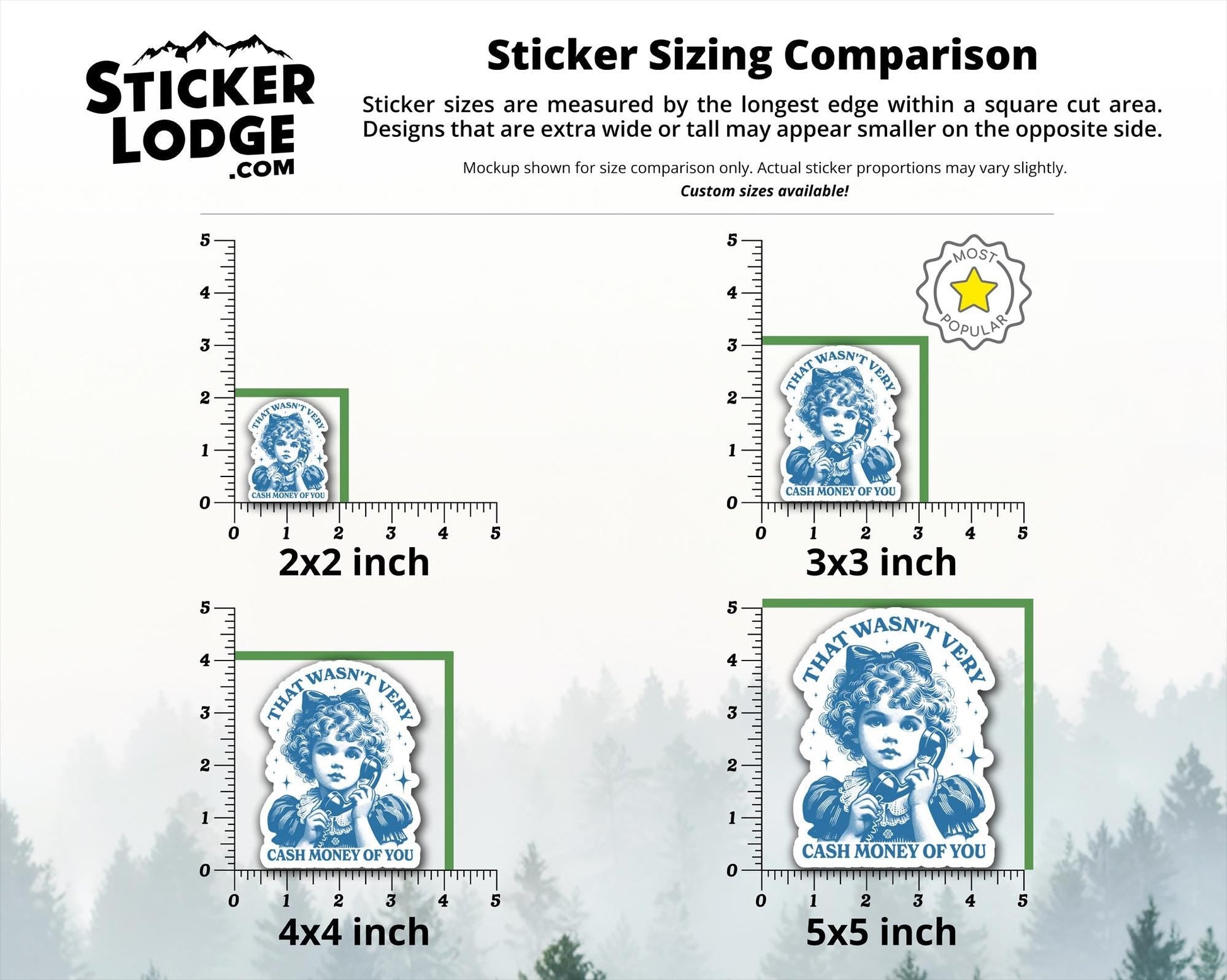 That Wasn't Very Cash Money Of You Vinyl Sticker