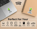 I'm Not In A Pickle, I Am The Pickle Vinyl Sticker