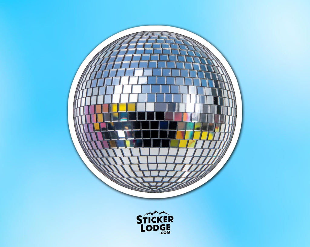Disco Ball Vinyl Sticker
