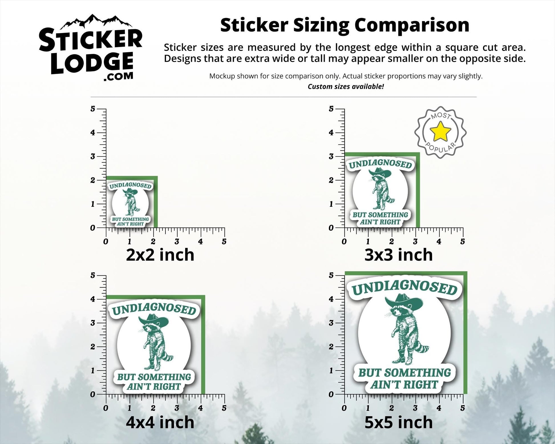 Undiagnosed But Something Ain't Right Vinyl Sticker