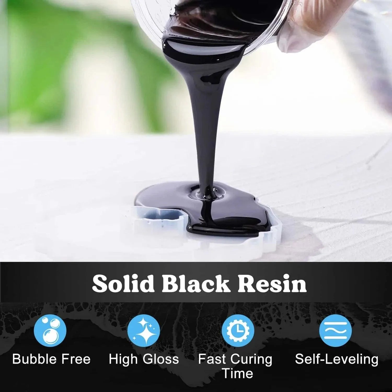 Let's Resin Epoxy Resin - Black (44 oz)