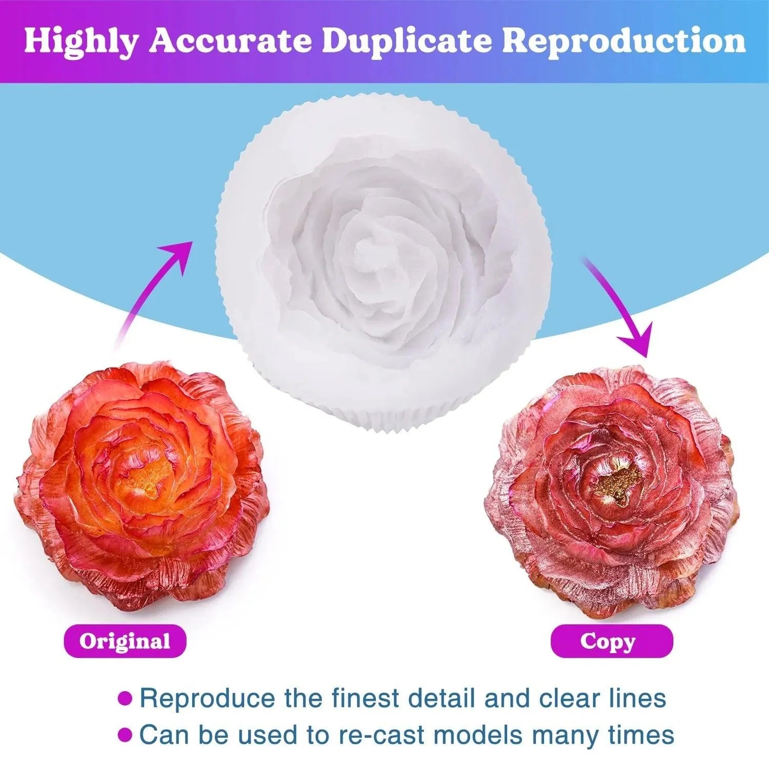 Let's Resin Mold Making Kit - Clear Silicone Rubber (63.48 oz)