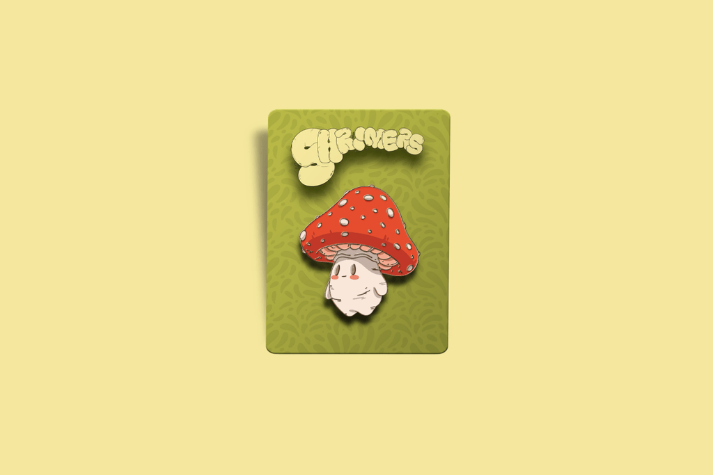 Shroomers Mushroom Enamel Pin Blind Bag