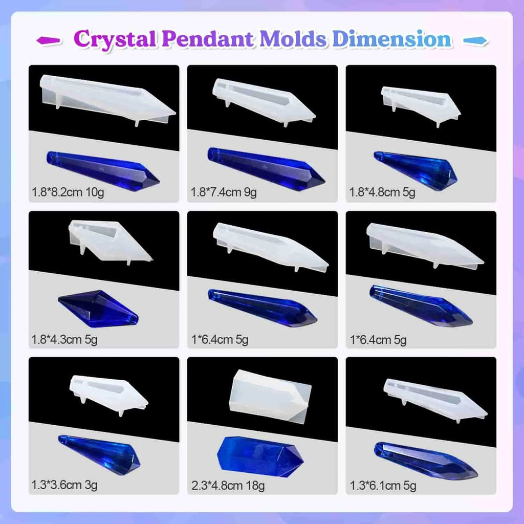 Let's Resin Silicone Mold - Pendulum Crystal