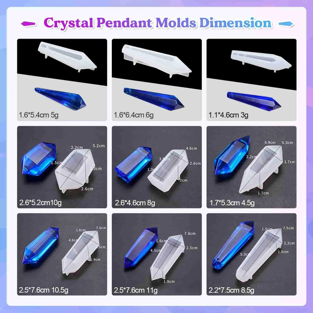 Let's Resin Silicone Mold - Pendulum Crystal