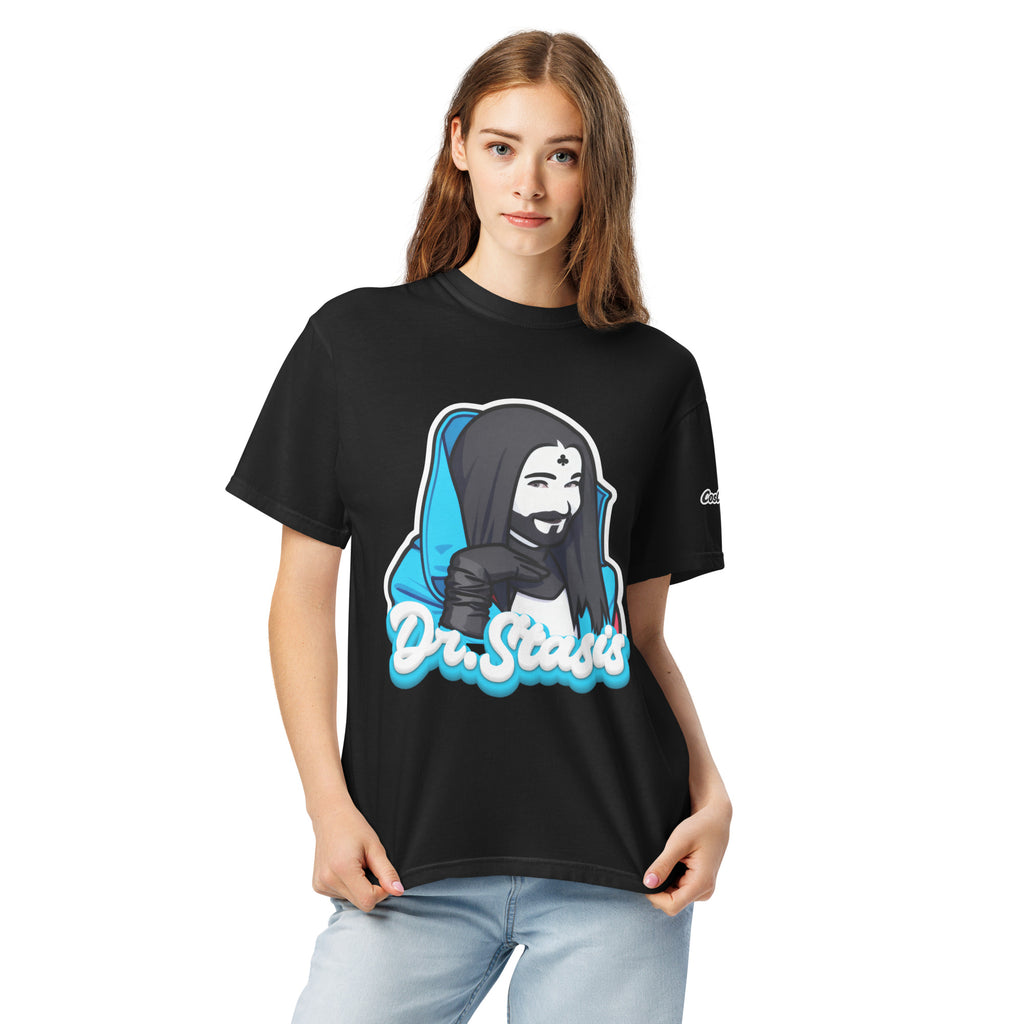 Dr. Stasis Graphic Tee - Heavyweight Cosplay Streetwear