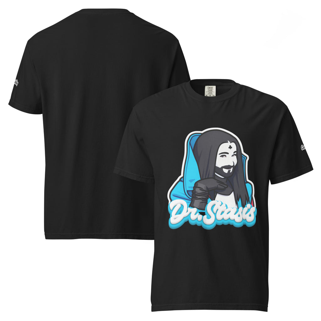 Dr. Stasis Graphic Tee - Heavyweight Cosplay Streetwear