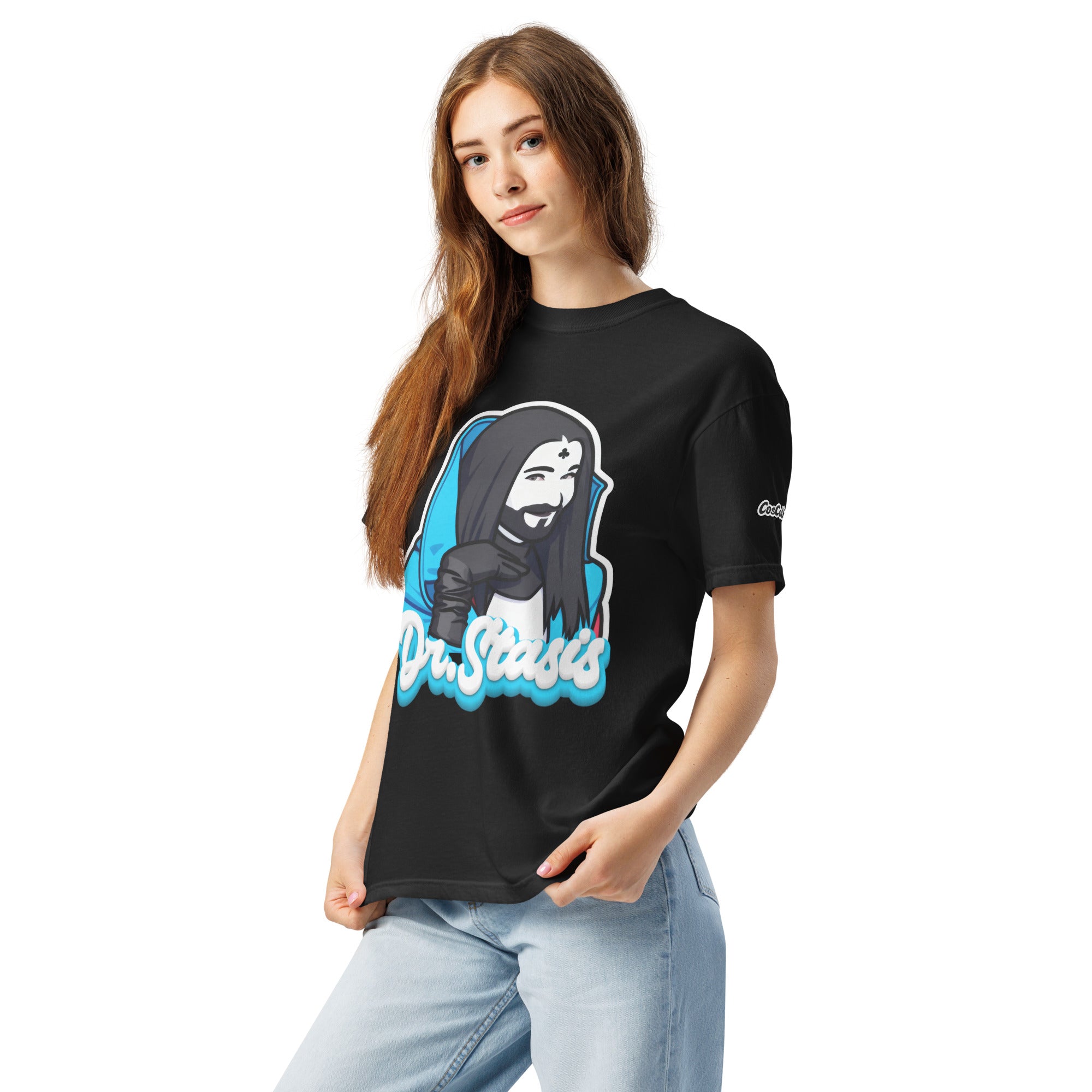 Dr. Stasis Graphic Tee - Heavyweight Cosplay Streetwear
