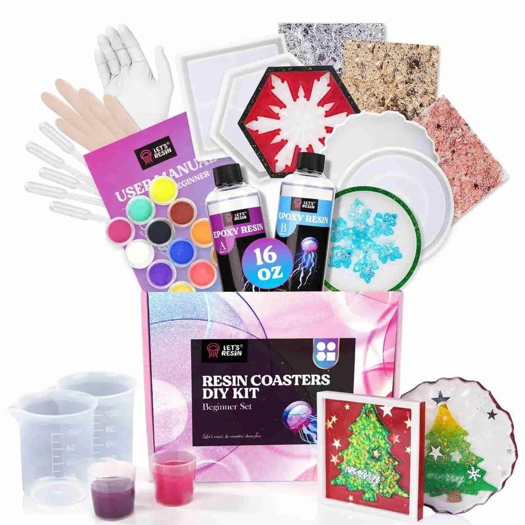 Let's Resin UV Resin Kit - Coasters
