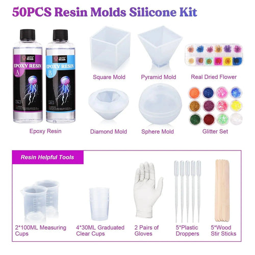 Let's Resin UV Resin Kit - Home Decor