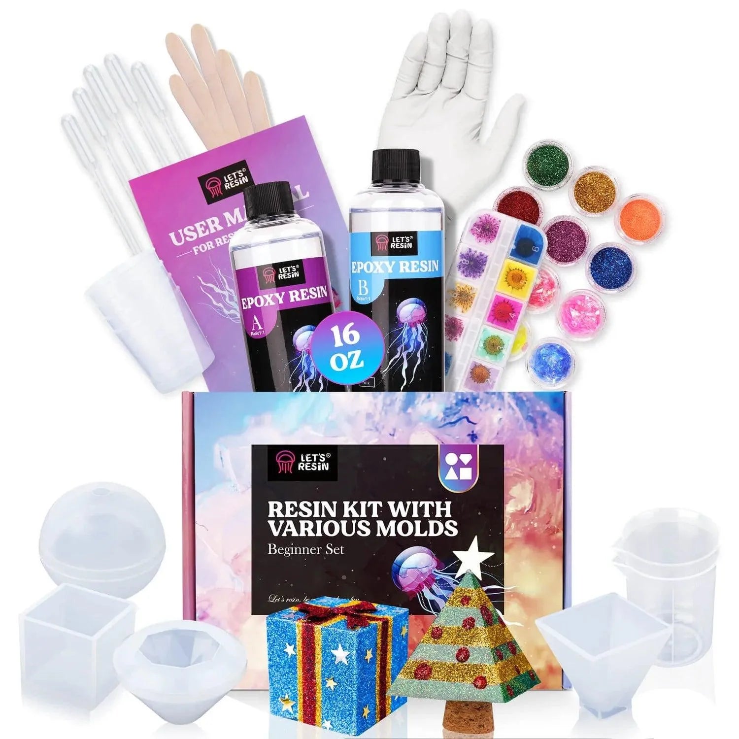 Let's Resin UV Resin Kit - Home Decor