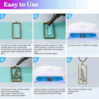 Let's Resin UV Resin Kit - Keychain, Jewelry & Light